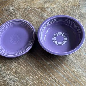 Fiestaware 2 Piece Set Plum/Lavender